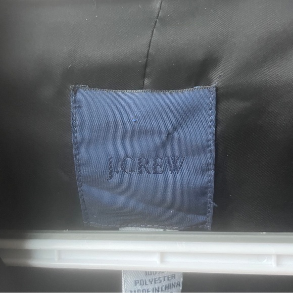 J.Crew Black Blazer Size 8 100% Wool Career Professional 2 Button - Picture 4 of 5